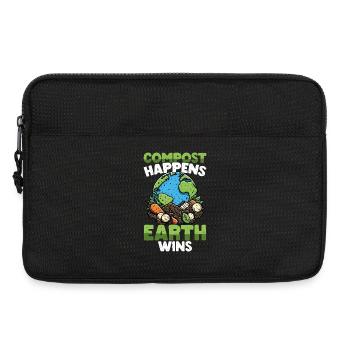  Kompost Passiert Der Erde Gewinnt Lustige - Laptoptasche 13" - Schwarz - Vorne