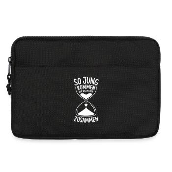 So jung kommen wir nie wieder zusammen - Laptoptasche 13" - Schwarz - Vorne