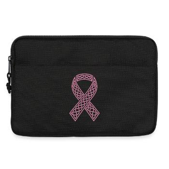 Ruban Celtique Rose à Nœud - Sacoche pour ordinateur portable 13 pouces - noir - Devant