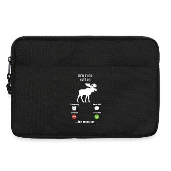 L’orignal m’appelle - je dois y aller - en disant - Sacoche pour ordinateur portable 13 pouces - noir - Devant