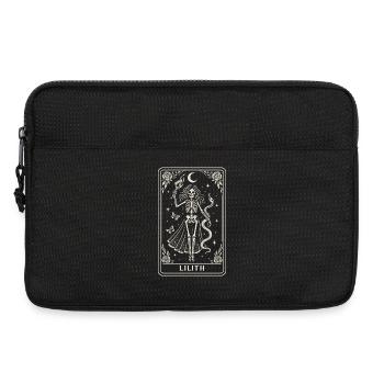 Lilith Skeleton Goddess Moonlight - Laptop bag 13" - black - Front