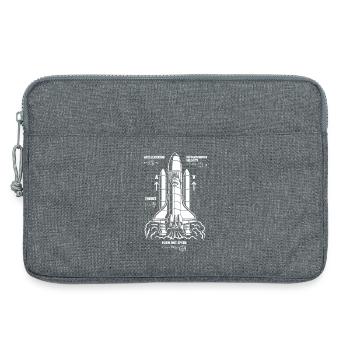 Formule de propulsion de fusée Nerdy STEM Rocket Gift - Sacoche pour ordinateur portable 13 pouces - gris chiné - Devant