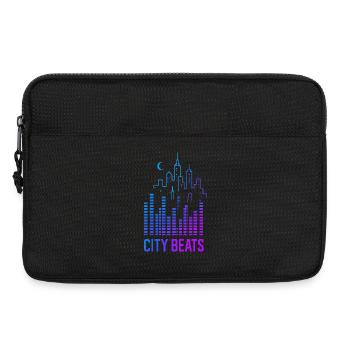 City Beats – Urban Sound - Sacoche pour ordinateur portable 13 pouces - noir - Devant