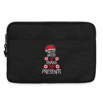 Most Likely to Shake the Presents Weihnachten Spaß - Laptoptasche 13" - Schwarz - Vorne