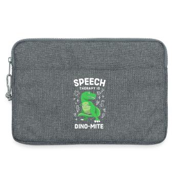 Speech Therapy Speech Therapist Speech Therapist - Laptop bag 13" - heather grey - Front