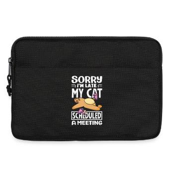Sorry I'm late. - Laptop bag 13" - black - Front