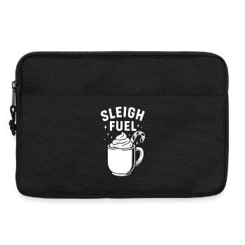 Schlitten Treibstoff Weihnachten Familie Lustiger Weihnachtsmann Urlaub - Laptoptasche 13" - Schwarz - Vorne