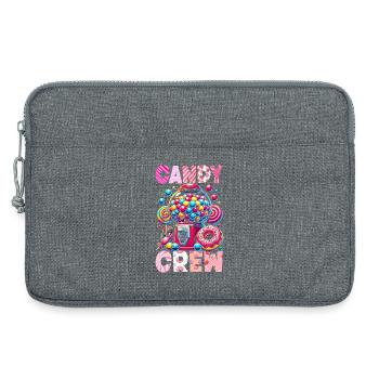 Candy Crew Décoration Candy Lover Sweet Tooth - Sacoche pour ordinateur portable 13 pouces - gris chiné - Devant