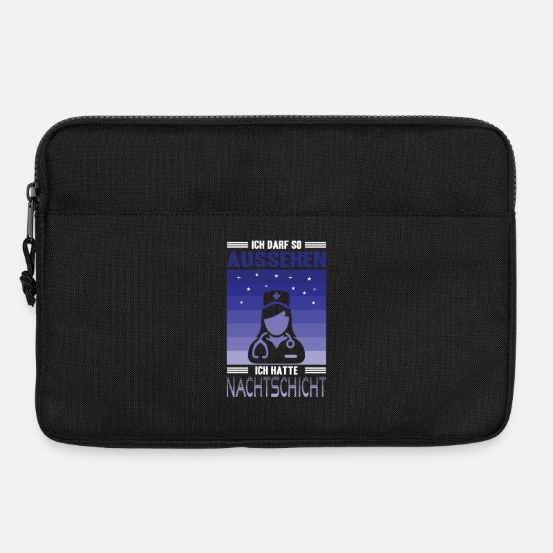 Pflegerin Geschenke Pflege Lustig Krankenpflegerin - Laptoptasche 13" - Schwarz