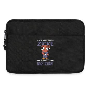 Pflegerin Geschenke Pflege Lustig Krankenpflegerin - Laptoptasche 13" - Schwarz - Vorne