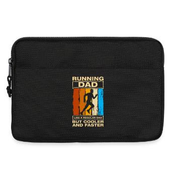 Running Dad Funny Running Jogging Runner - Laptop bag 13" - black - Front