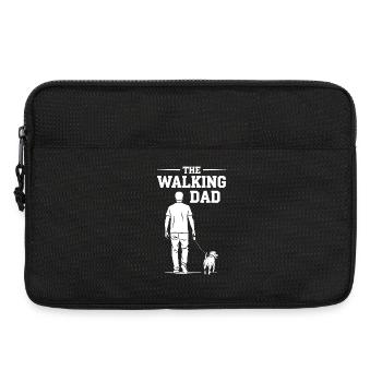 The Walking Dad - Funny Dog Dad Gift - Laptop bag 13" - black - Front