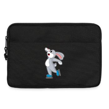 Hase Eislaufen Schlittschuhe Wintersport - Laptop bag 13" - black - Front