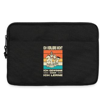 Chess Player Gifts Chess Accessories Chessboard - Laptop bag 13" - black - Front