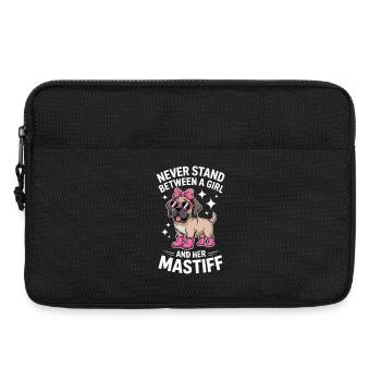 Mastiff Sayings Girl Funny Mastiff Gift - Laptop bag 13" - black - Front