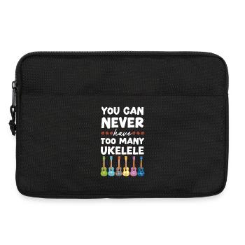 Hawaiian Ukulele Uke You Can Never - Laptoptasche 13" - Schwarz - Vorne