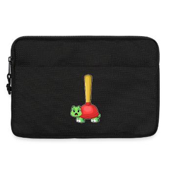 Tortue Pömpel - Sacoche pour ordinateur portable 13 pouces - noir - Devant