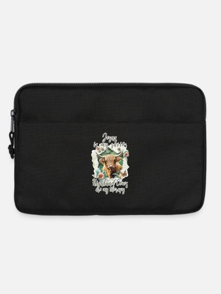 Hochlandrind Christlich - Laptoptasche 13" - Schwarz
