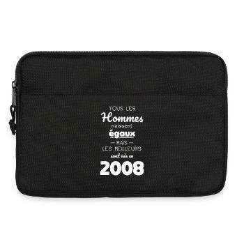 18 Jahre alt – Die Besten wurden 2008 geboren - Laptoptasche 13" - Schwarz - Vorne