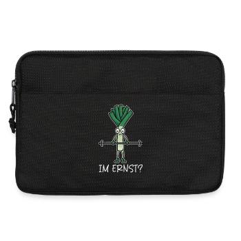 Gewichtheber IM ERNST??? Gym Lustiges - Laptoptasche 13" - Schwarz - Vorne