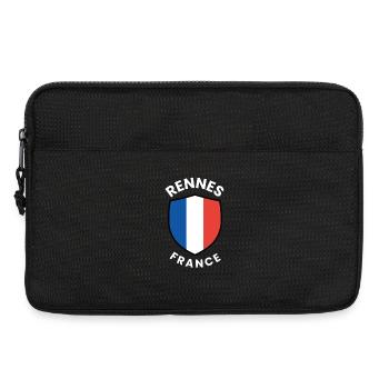 Rennes France Shield Emblem - Laptop bag 13" - black - Front