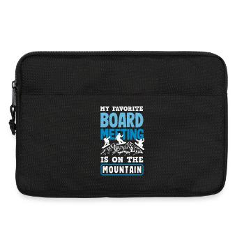 Télésiège de réunion de snowboard snowboard - Sacoche pour ordinateur portable 13 pouces - noir - Devant