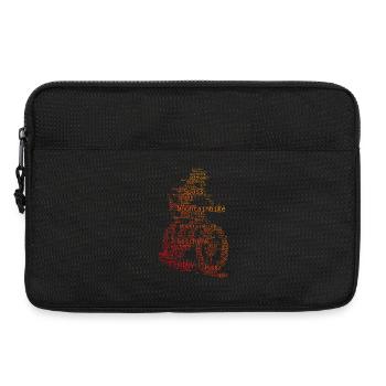 Ein Must Have für echte Mountainbike - Laptoptasche 13" - Schwarz - Vorne