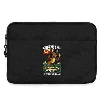 Greenland Is Not For Sale Caribou Reindeer - Laptoptasche 13" - Schwarz - Vorne