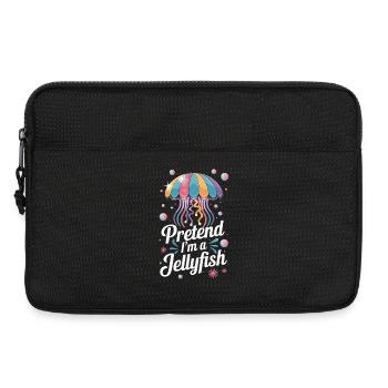  Pretend I'm A Jellyfish Bunte Qualle Spruch Für - Laptoptasche 13" - Schwarz - Vorne