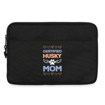 Maman Husky certifiée - Sacoche pour ordinateur portable 13 pouces - noir - Devant