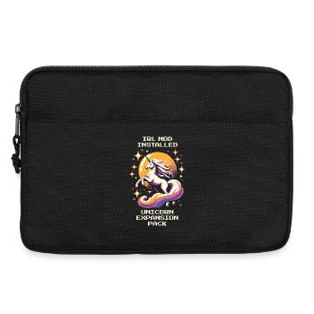 IRL Mod Installed | Unicorn Fantasy - Laptop bag 13" - black - Front
