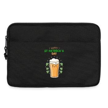 Bière Joyeuse St Patrick Jour - Sacoche pour ordinateur portable 13 pouces - noir - Devant