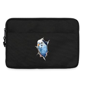 Wellensittich - Laptoptasche 13" - Schwarz - Vorne