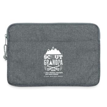 Grand-père fier des scouts Grand-père - Sacoche pour ordinateur portable 13 pouces - gris chiné - Devant