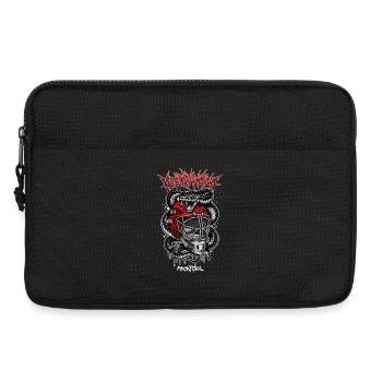 Snake and Hockey Mask - Laptop bag 13" - black - Front