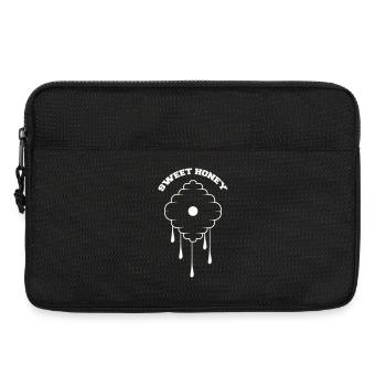 Honeycomb Drop Design - Laptop bag 13" - black - Front