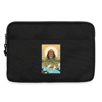 Kawaii Weed Smoker - Laptop bag 13" - black - Front