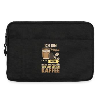 Coffee Father Father's Day Dad - Laptop bag 13" - black - Front