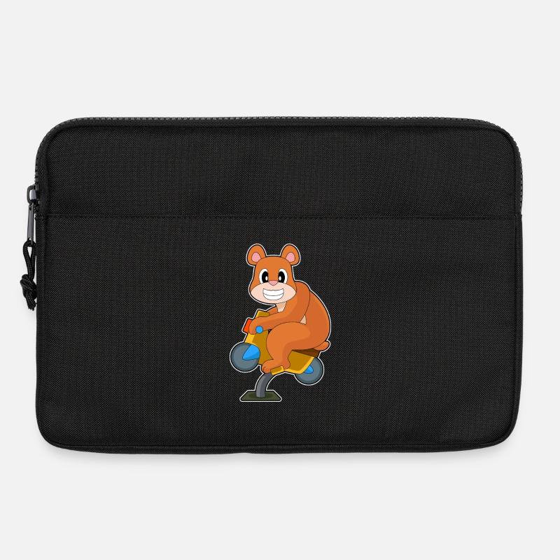 Bär Motorrad - Laptoptasche 13" - Schwarz