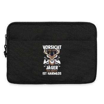 Jagd Jagen Waidmann Jäger - Laptoptasche 13" - Schwarz - Vorne