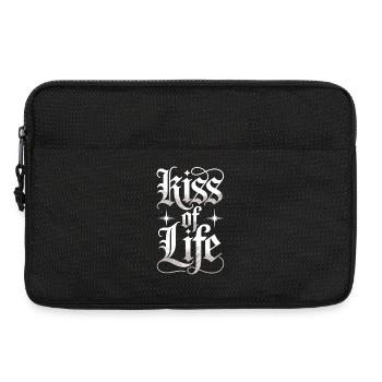 T-shirt Kiss of Life – Déclaration en lettres gothiques - Sacoche pour ordinateur portable 13 pouces - noir - Devant