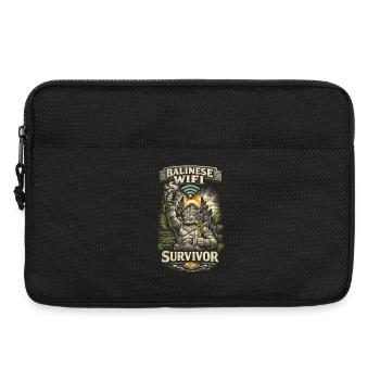 Bali Reise Balinese Wifi Survivor - Laptoptasche 13" - Schwarz - Vorne