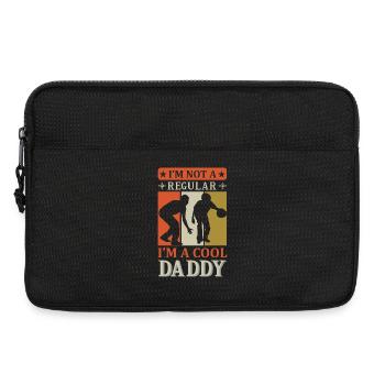 Papa Cool Shirt Papa drôle - Sacoche pour ordinateur portable 13 pouces - noir - Devant