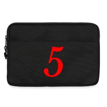 5. ANNIVERSAIRE. 5 ANS. 5e ANNIVERSAIRE. ENFANT - Sacoche pour ordinateur portable 13 pouces - noir - Devant