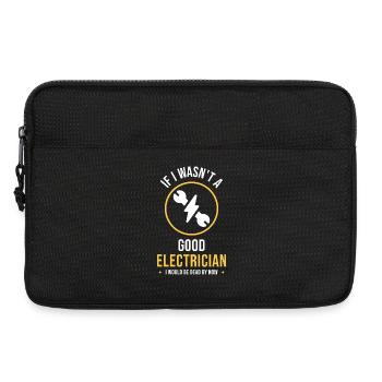 Funny Electrician Quote Design – Skilled Trade - Laptop bag 13" - black - Front