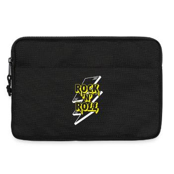 Rock 'n' Roll Lightning Bolt 3D-Logo - Laptoptasche 13" - Schwarz - Vorne