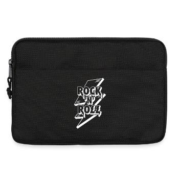 Rock 'n' Roll Lightning Bolt 3D-Logo - Laptoptasche 13" - Schwarz - Vorne