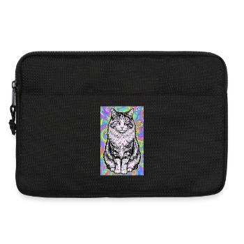 chat - Sacoche pour ordinateur portable 13 pouces - noir - Devant