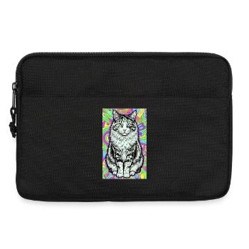 chat - Sacoche pour ordinateur portable 13 pouces - noir - Devant