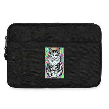 chat - Sacoche pour ordinateur portable 13 pouces - noir - Devant